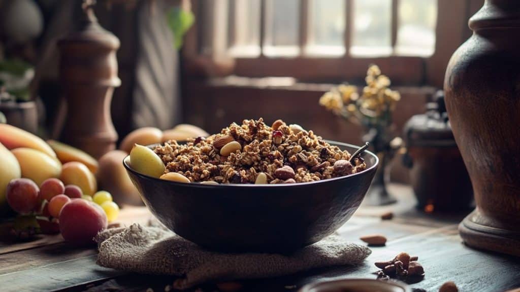 Granola épeautre sarrasin soufflé au chocolat : recette gourmande