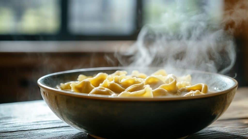 Recette de cappelletti et ravioli à la viande en bouillon d’italie