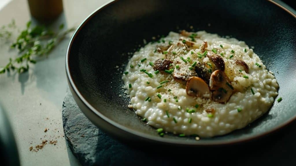Risotto au cookeo : recette aux champignons crémeuse et inratable