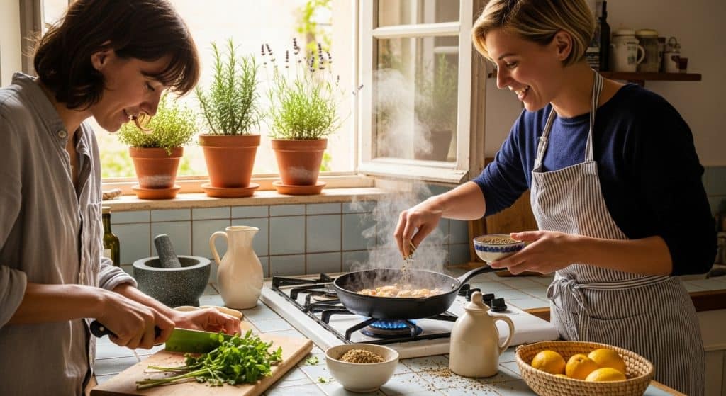 Coriandre fraîche vs coriandre sèche dans la cuisine provençale