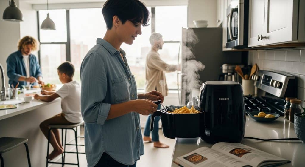 Essai friteuse cosori 4,7l : efficacité, silence et recettes incluses