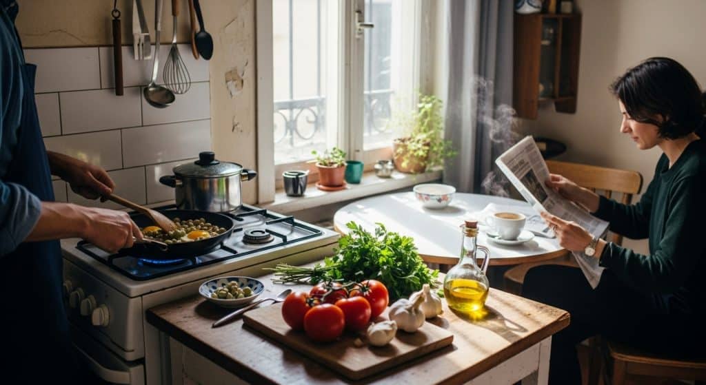 Fèves à la méditerranéenne avec œufs : recette savoureuse