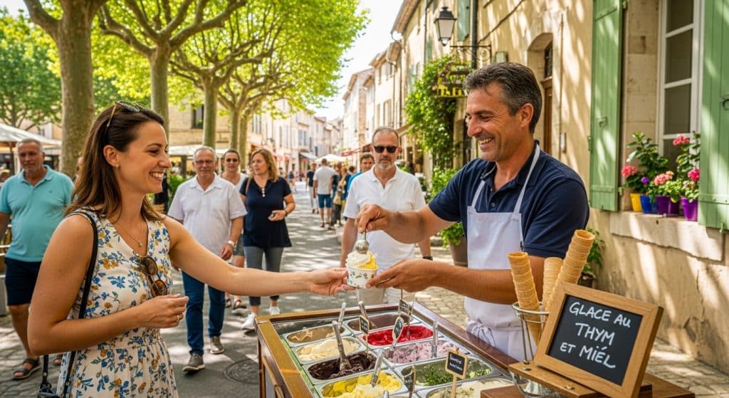 Glace au thym et au miel : une douceur provençale rafraîchissante