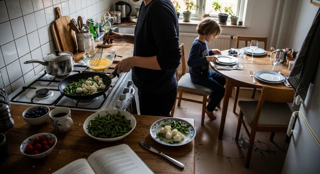 Omelette à la brousse et asperges sauvages : recette savoureuse
