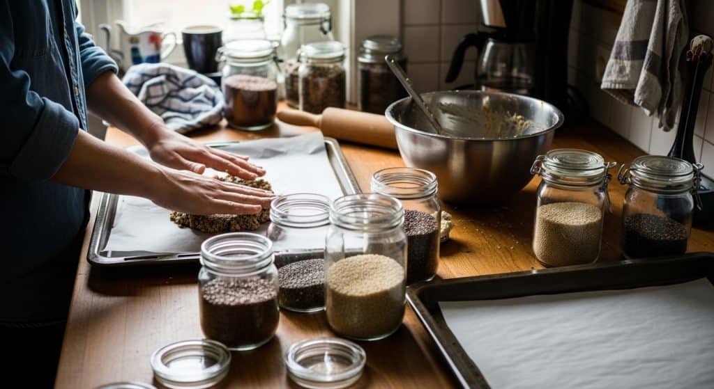 Recette de crackers aux graines croquants et sains