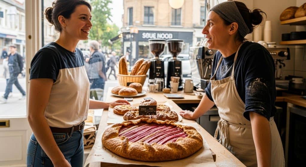 Tarte rustique à la rhubarbe : recette sans œufs à découvrir